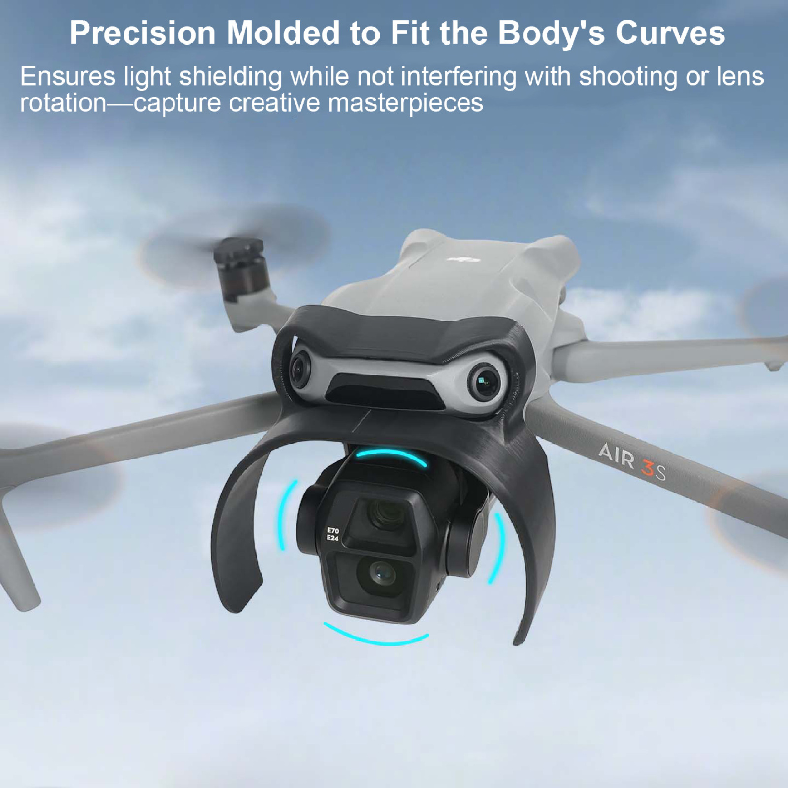 for DJI Mavic Air 3S Lens Hood - Drone Sun Shade 评论和价格