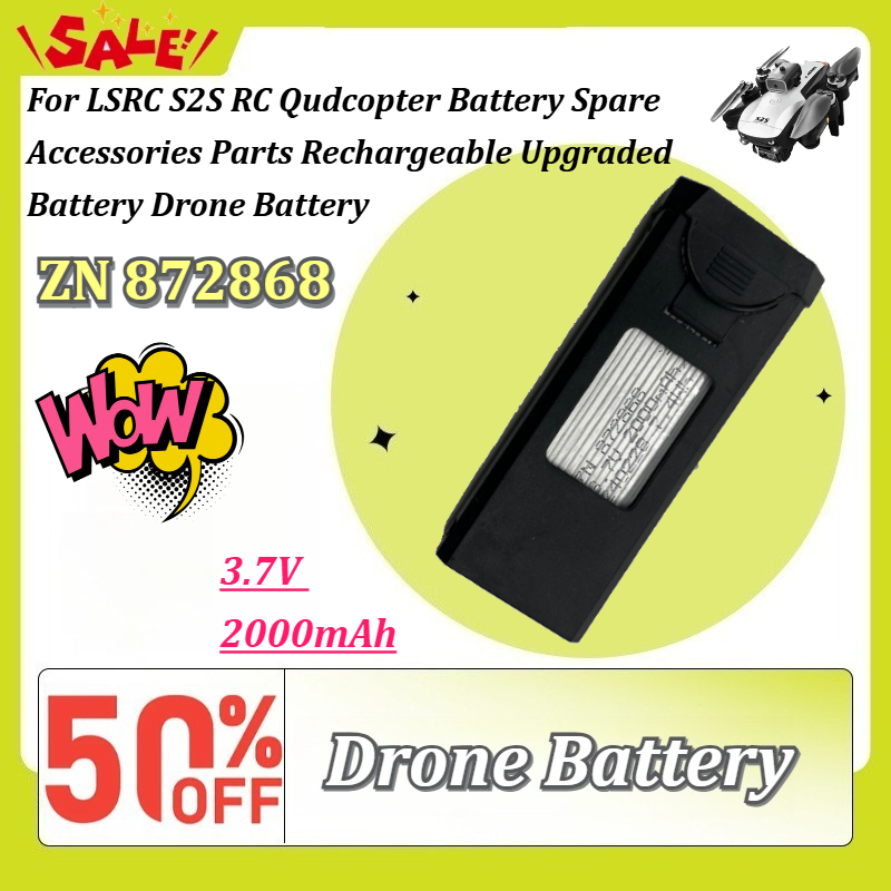 New ZN872868 3.7V 2000mAh for  - Eachine Drone E58 评论和价格
