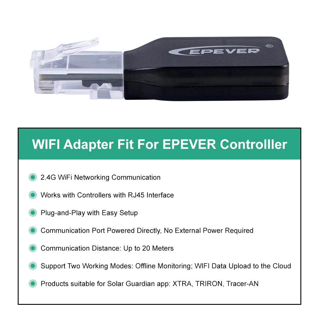 EPEVER WiFi 2.4G RJ45 D WIFI B - Drone Solar Charger 评论和价格