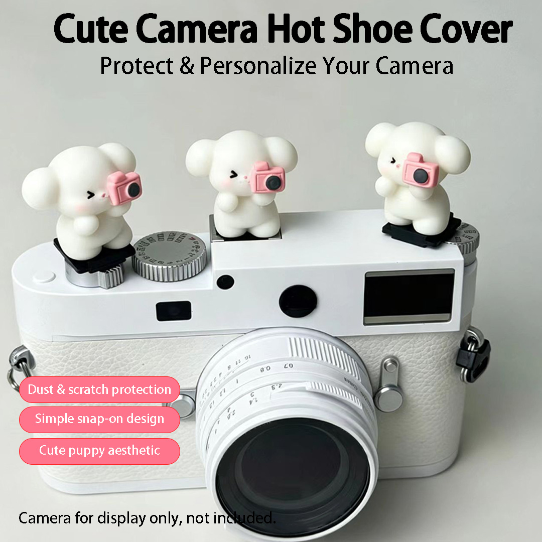 Cute 3D Puppy Camera Hot Shoe  - Canon Camera Eos R8 评论和价格