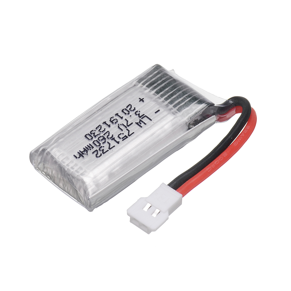 3.7V 260mAH Lipo Battery With  - Eachine Drone E010 评论和价格